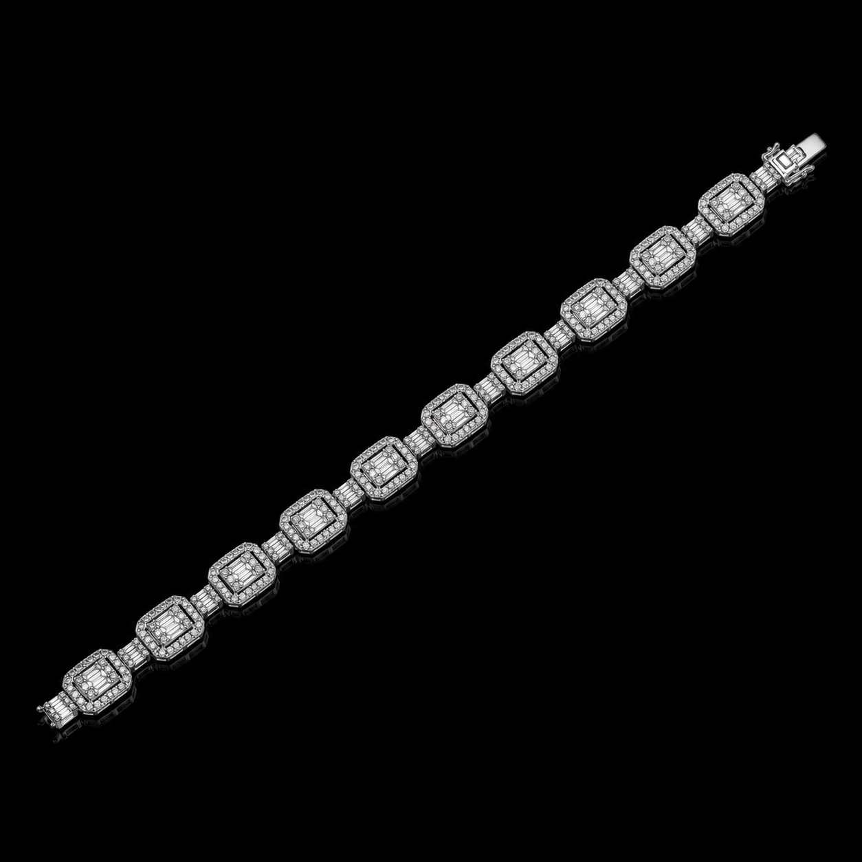 "Empire™" Bracelet in white gold, photo 3