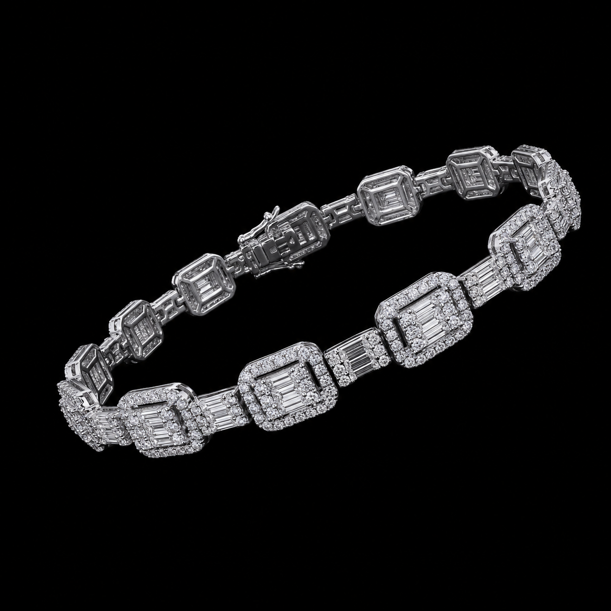 "Empire™" Bracelet in white gold, photo 4