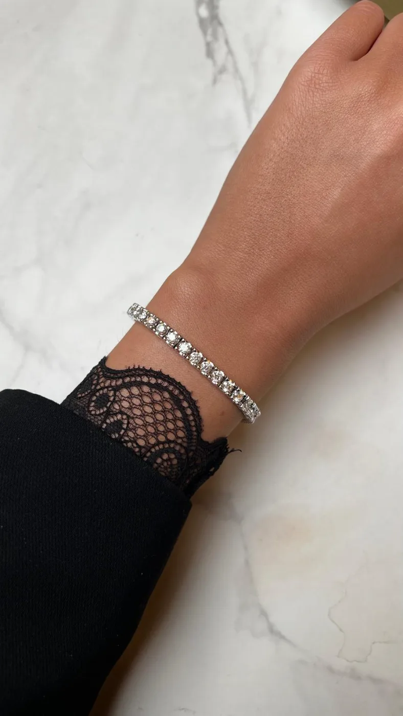 Enduring Aureate Treasures™ Bracelet 10.59ct in 18k white gold, photo 2