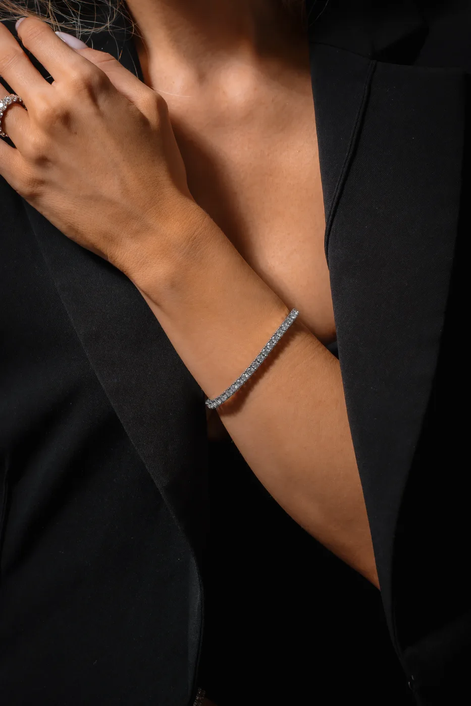 Enduring Aureate Treasures™ 3.90ct Bracelet in 18k white gold, photo 2