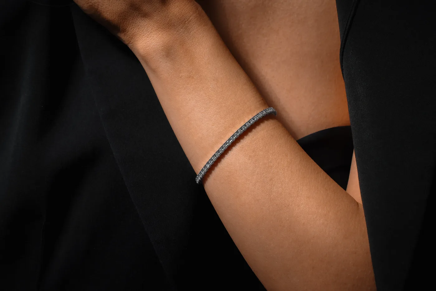 Enduring Aureate Treasures™ 3.90ct Bracelet in 18k white gold, photo 4