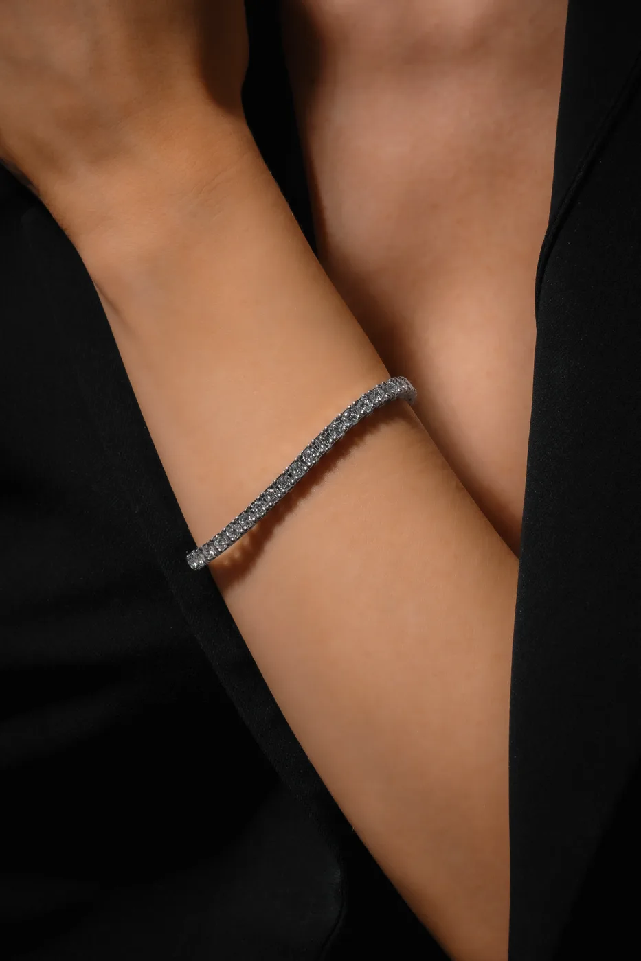 Enduring Aureate Treasures™ 8.50ct Bracelet in 18k white gold, photo 2