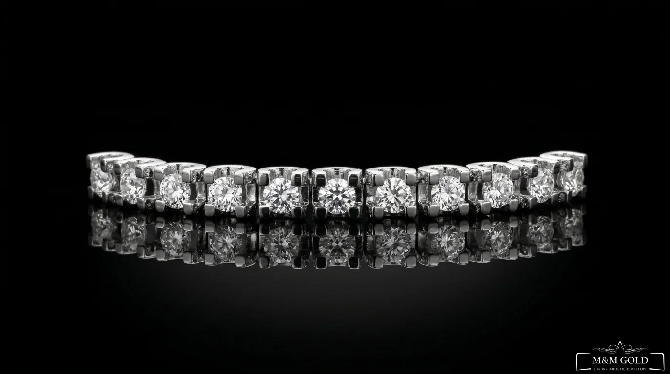 "Enduring Treasures™" Bracelet in 18k white gold, photo 4