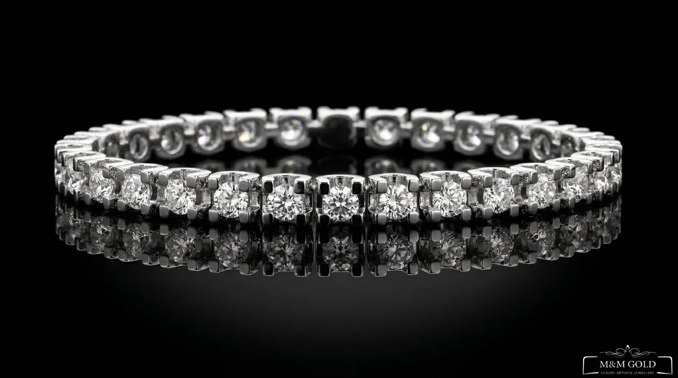 "Enduring Treasures™" Bracelet in 18k white gold, photo 5