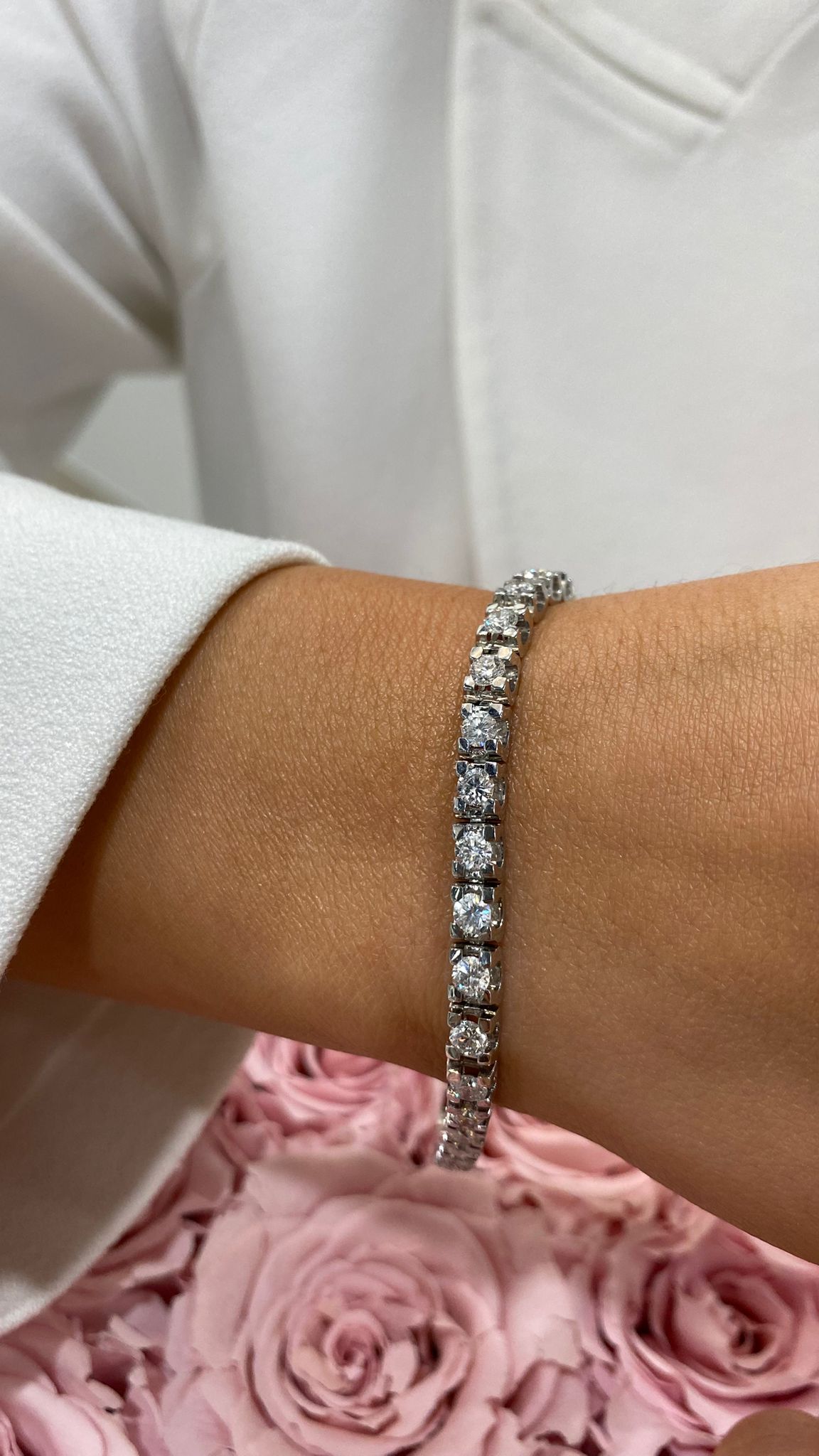"Enduring Treasures™" Bracelet in 18k white gold, photo 10