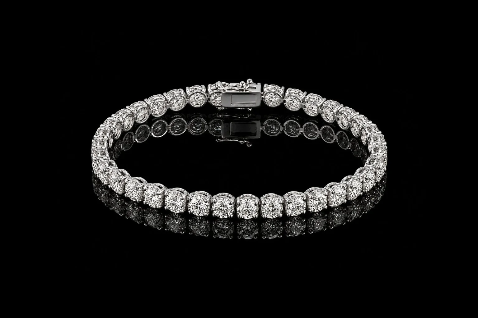 "HighJewels™" Bracelet 35 diamonds at 0.40ct in white gold, photo 2
