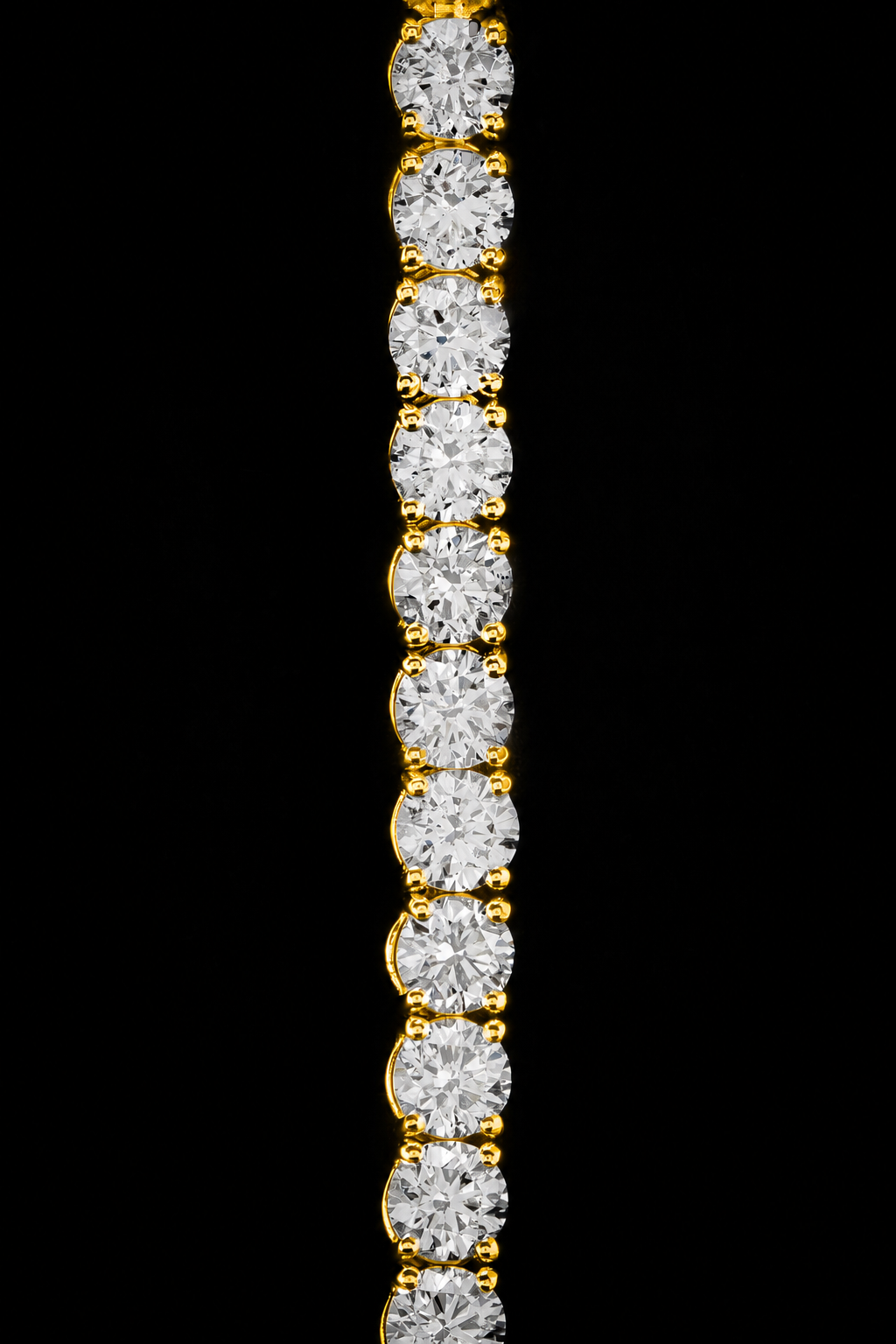 "HighJewels™" Bracelet 32 diamonds at 0.50ct each in yellow gold, photo 4