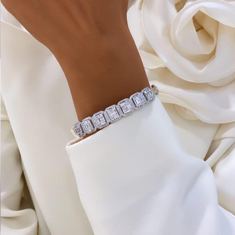InvisibleEmpire™ Bracelet in 18k white gold, photo 8