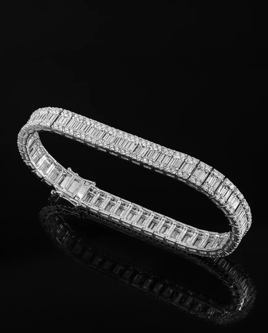 InvisibleExcelsior™ 5.14 ct Bracelet in 18k white gold, photo 3