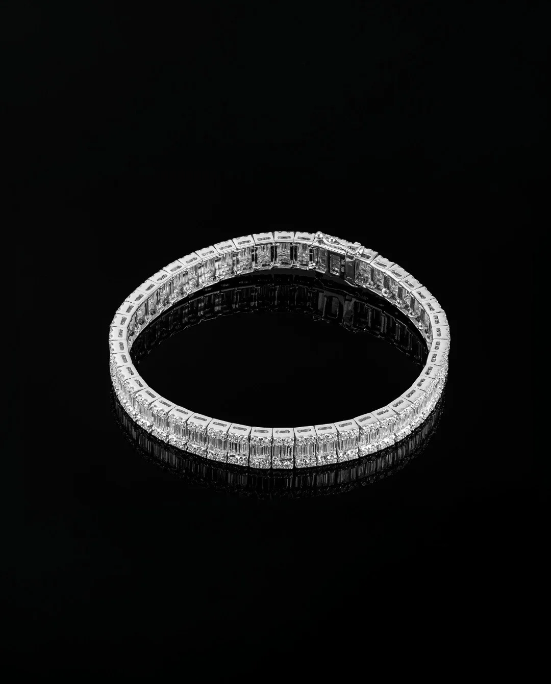 InvisibleExcelsior™ Bracelet 4.00ct in 18k white gold, photo 5