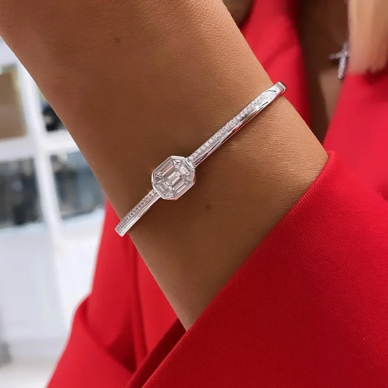 InvisibleLIMITED™ Bracelet in white gold, photo 2