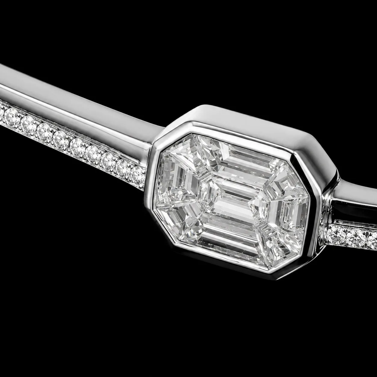 InvisibleLIMITED™ Bracelet in white gold, photo 3