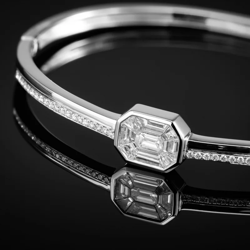 InvisibleLIMITED™ Bracelet in white gold, photo 4