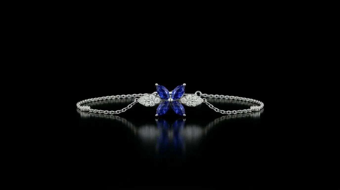 Bransoletka z szafirami "LuxuryAvenue™" | M&M GOLD