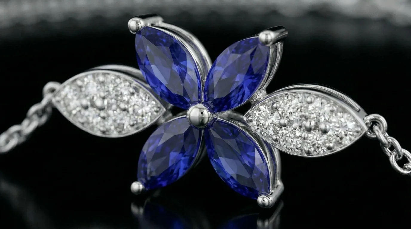 Bransoletka z szafirami "LuxuryAvenue™" | M&M GOLD