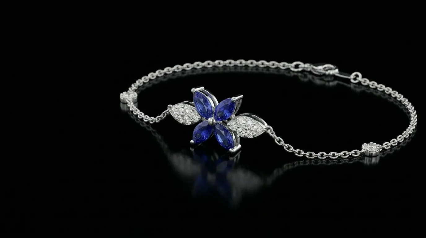 Bransoletka z szafirami "LuxuryAvenue™" | M&M GOLD
