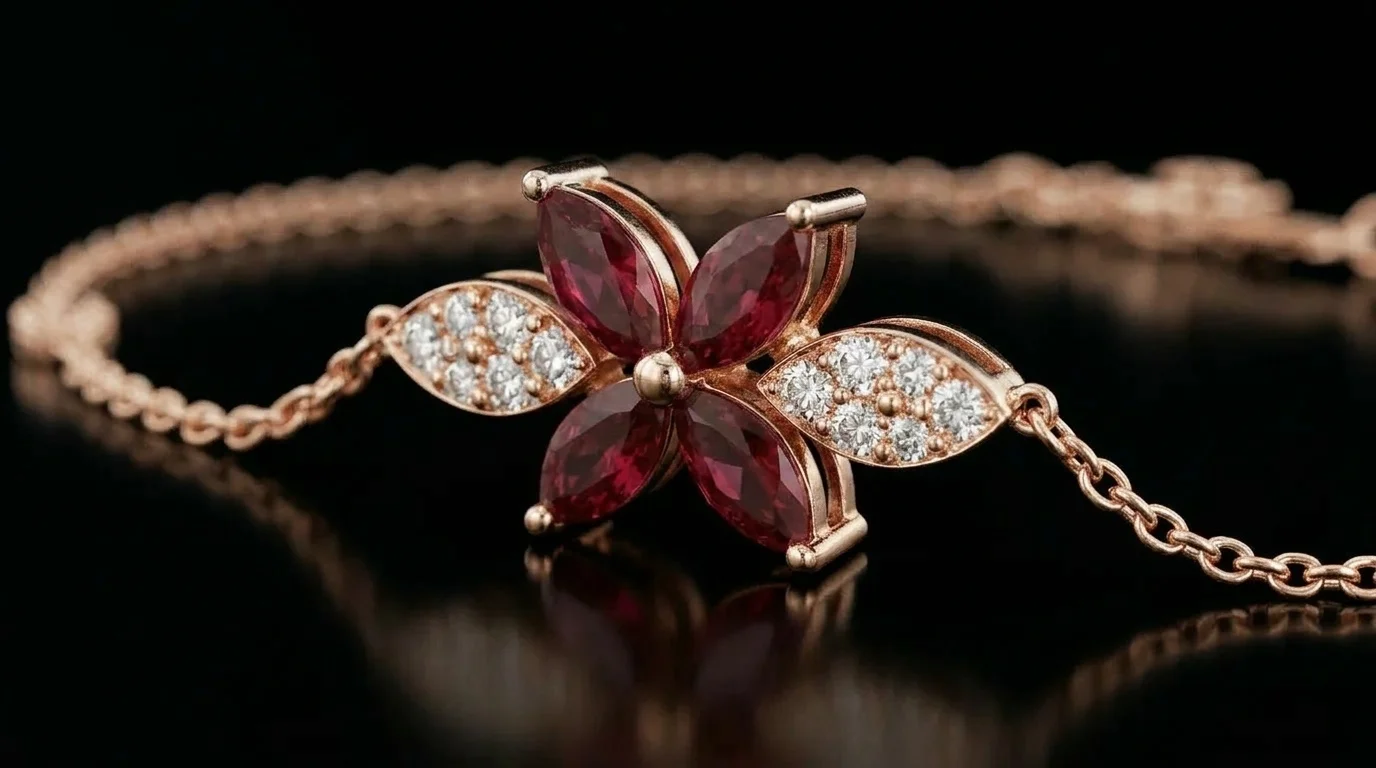 Bransoletka z rubinami "LuxuryAvenue™" Bransoletka | M&M GOLD
