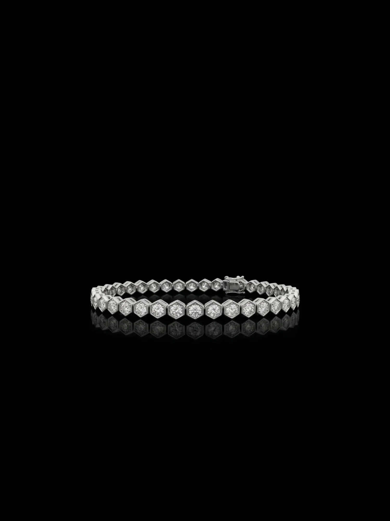 "LuxuryCubes™" Bracelet – White gold 18k