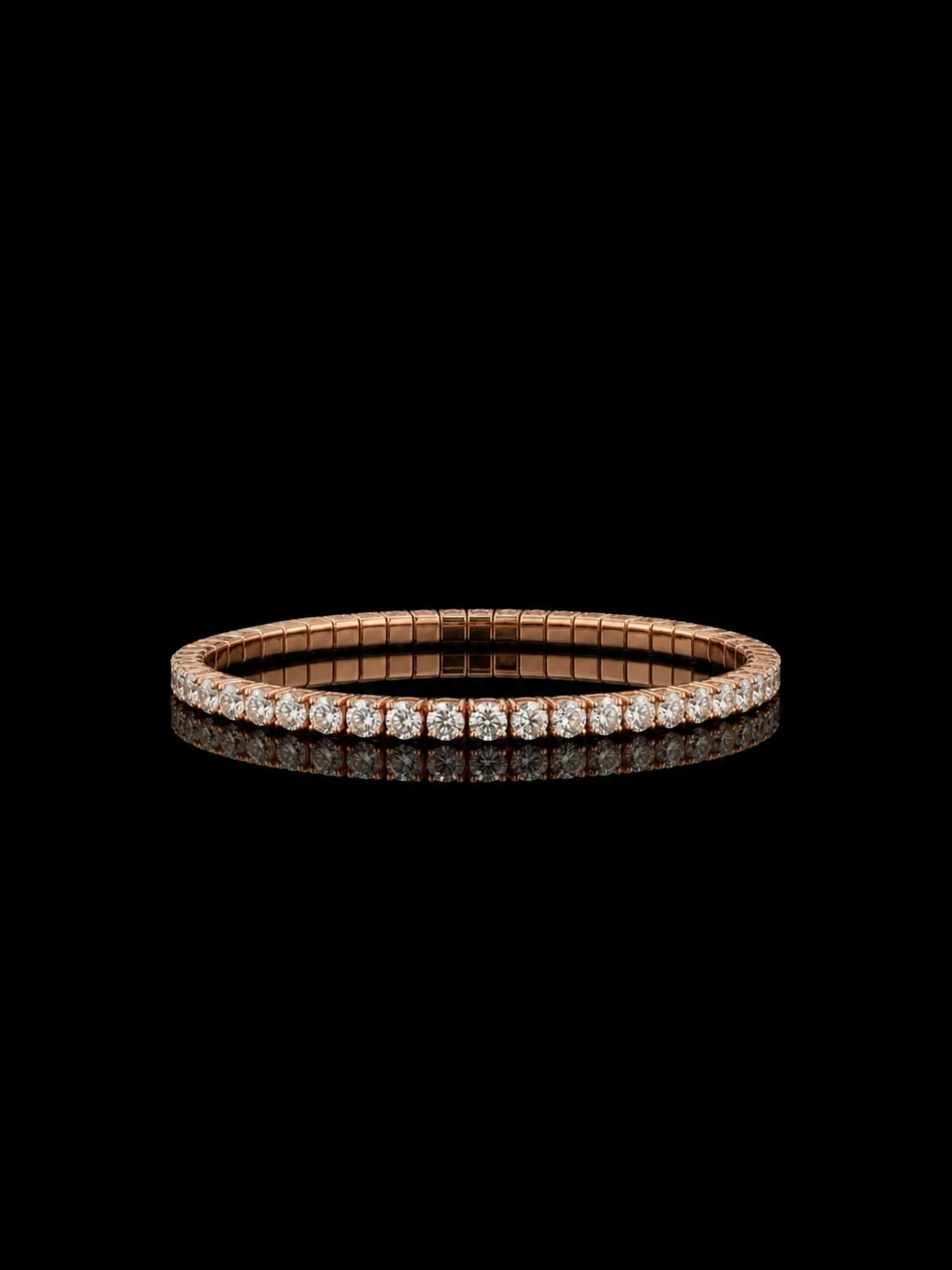 "LuxuryFlex™" 10.00ct Bracelet in 18k rose gold, photo 3