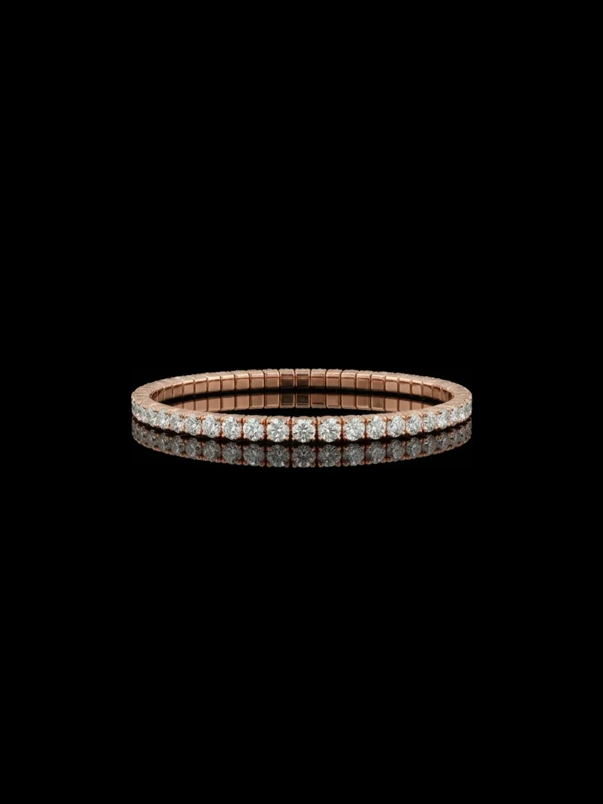 "LuxuryFlex™" 2.00ct Bracelet – Rose gold 18k
