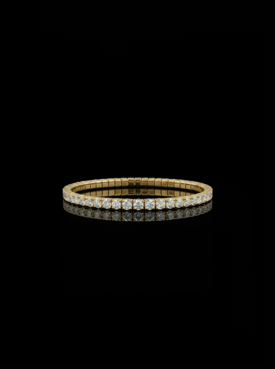 "LuxuryFlex™" Bracelet 2.00ct in 18k yellow gold, photo 3