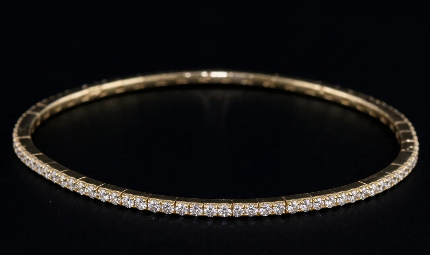 "LuxuryFlex™" Bracelet 2.00ct in 18k yellow gold, photo 4