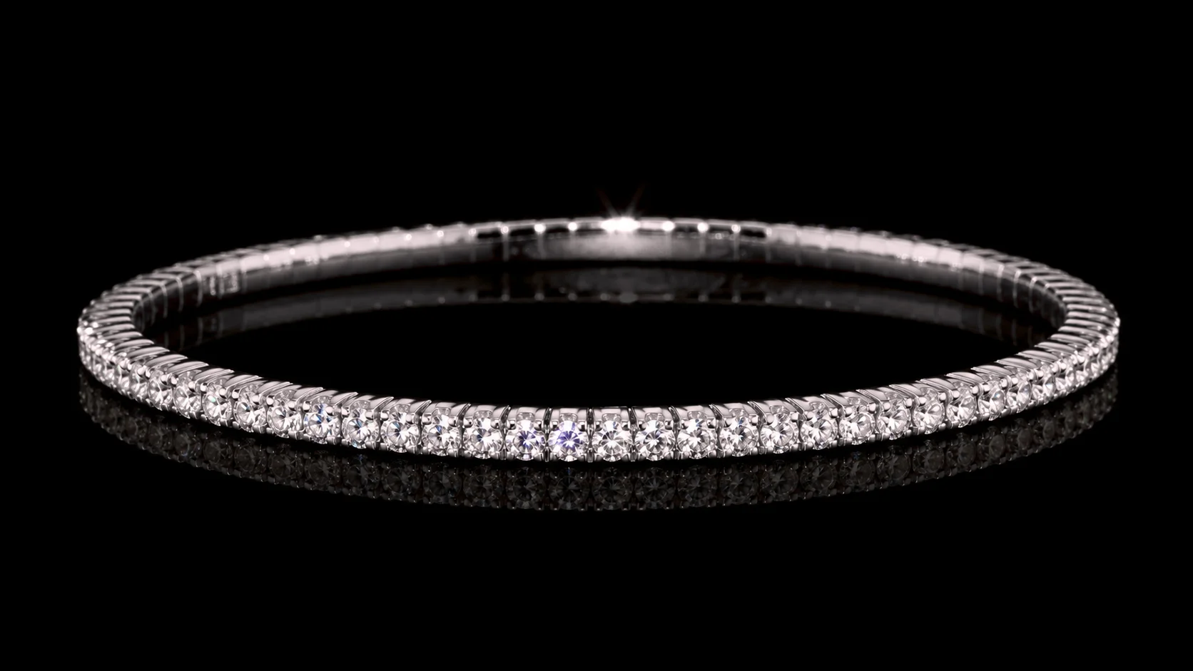 LuxuryFlex Bracelet 2.40ct in 18k white gold, photo 4