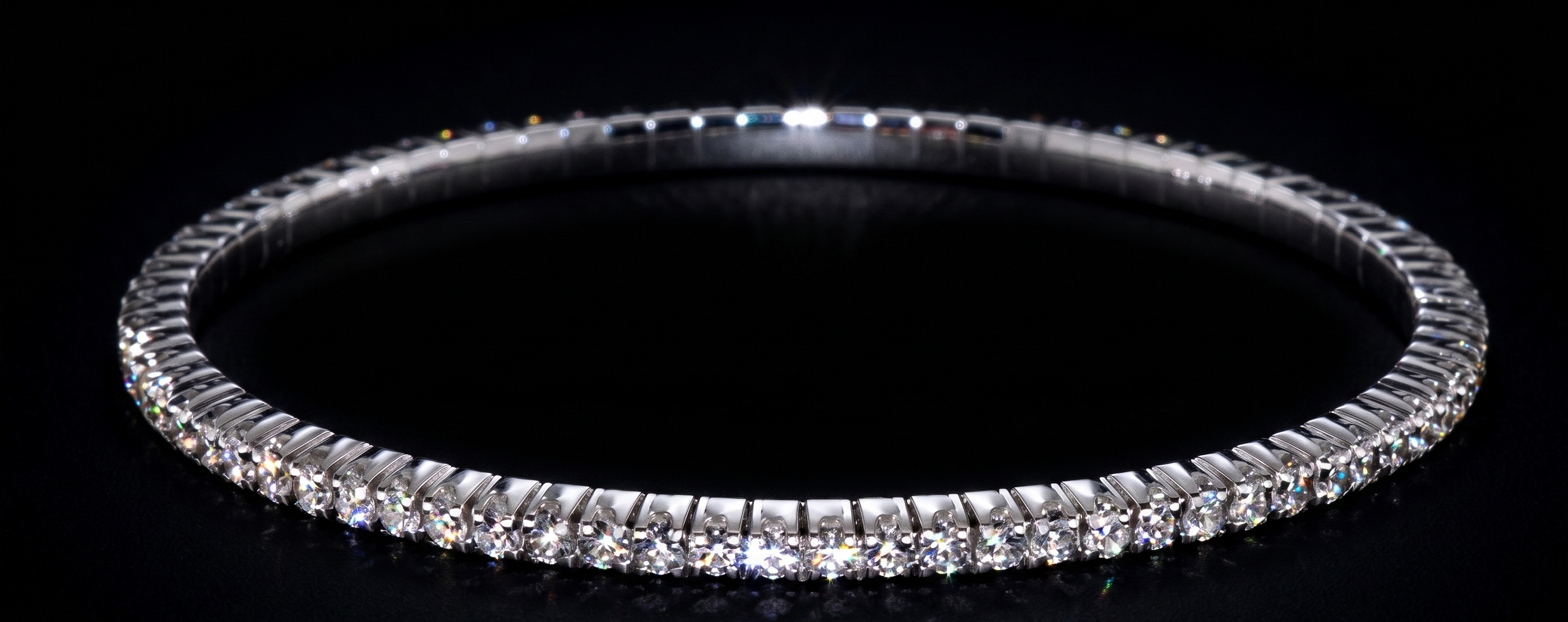 LuxuryFlex Bracelet 2.40ct in 18k white gold, photo 5