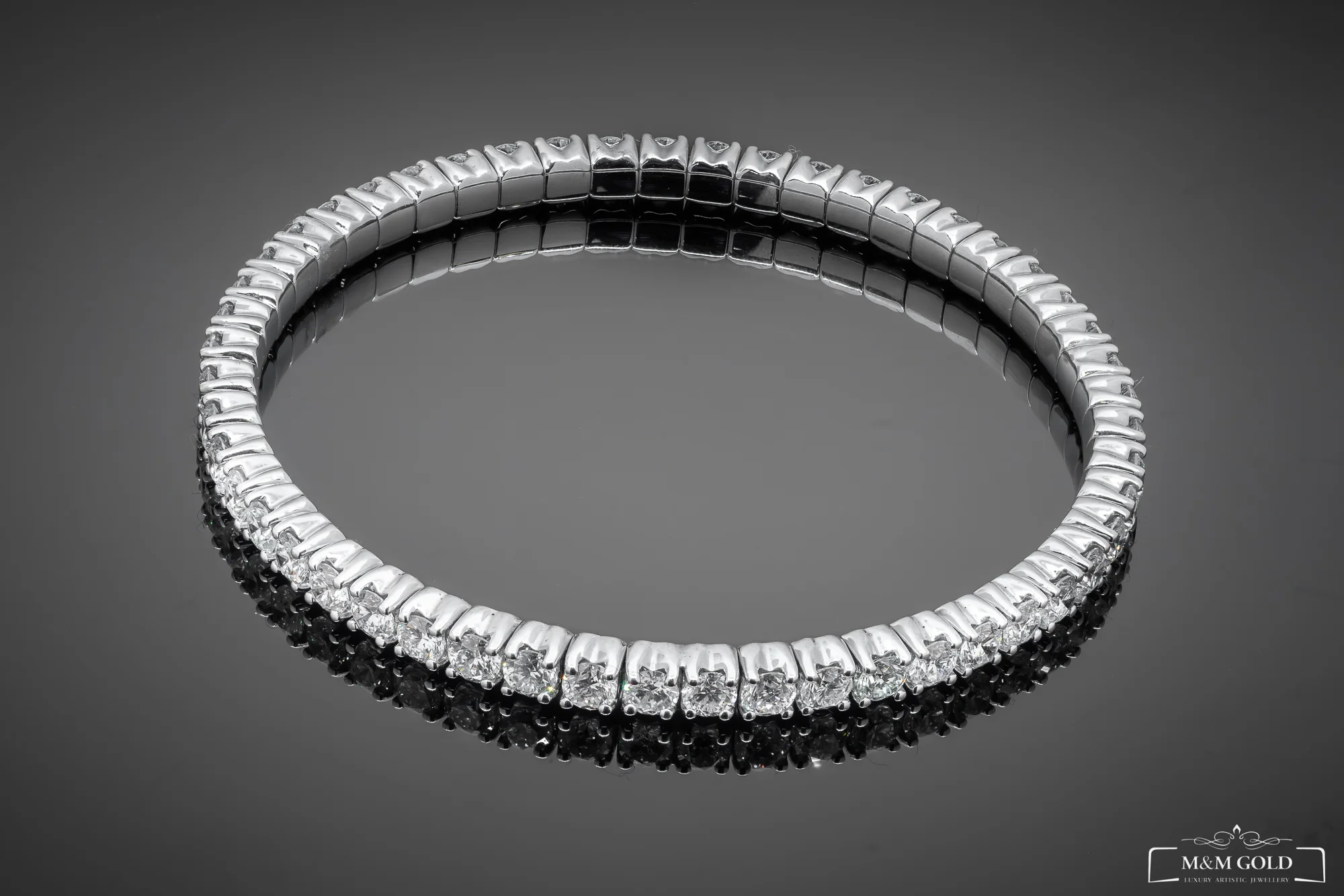 LuxuryFlex Bracelet 2.40ct in 18k white gold, photo 7