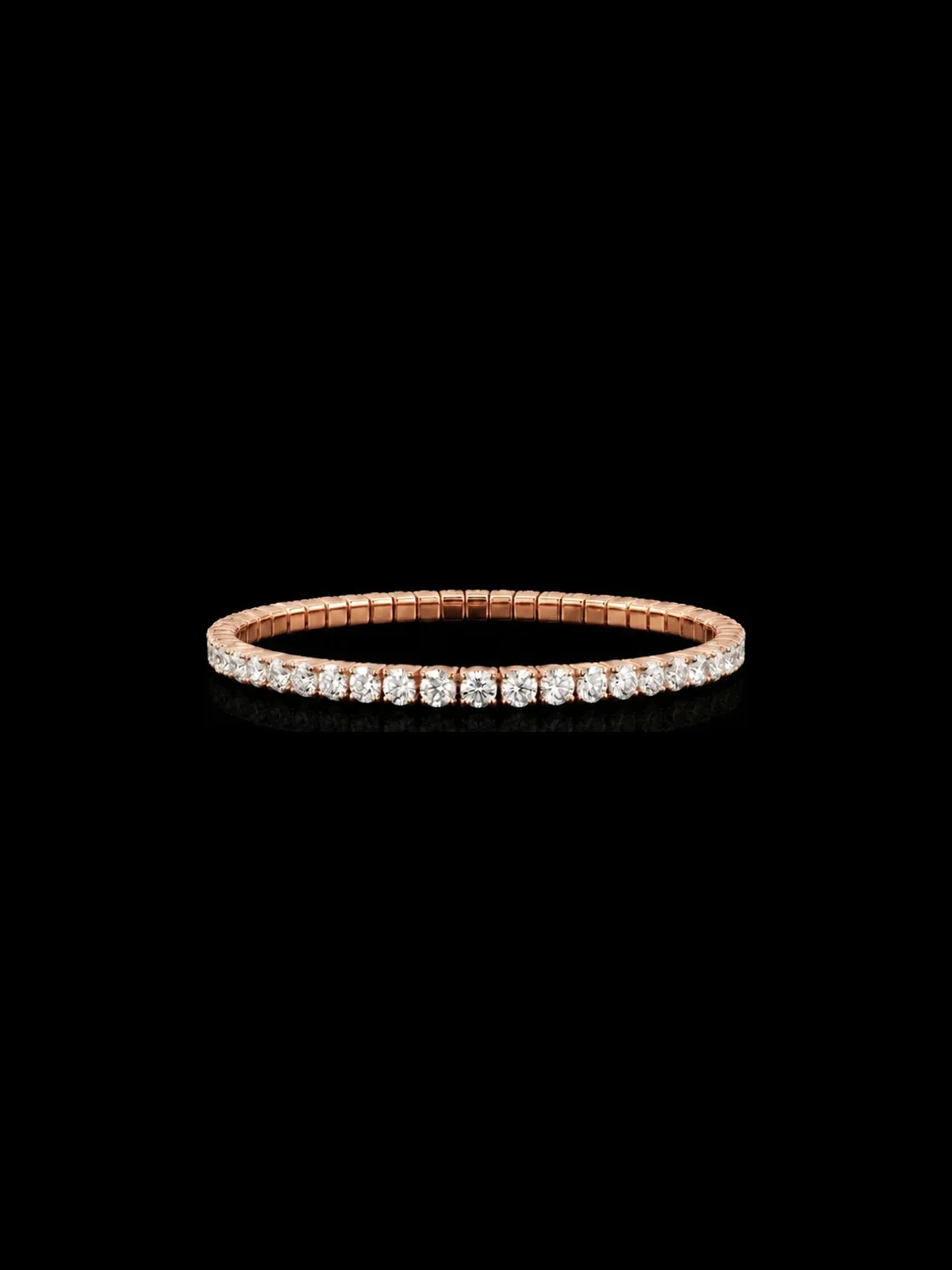 LuxuryFlex 2.40ct Bracelet – Rose gold 18k