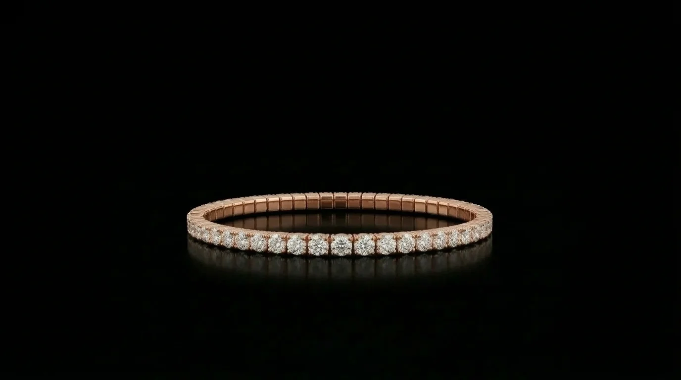 LuxuryFlex 2.40ct Bracelet in 18k rose gold, photo 8