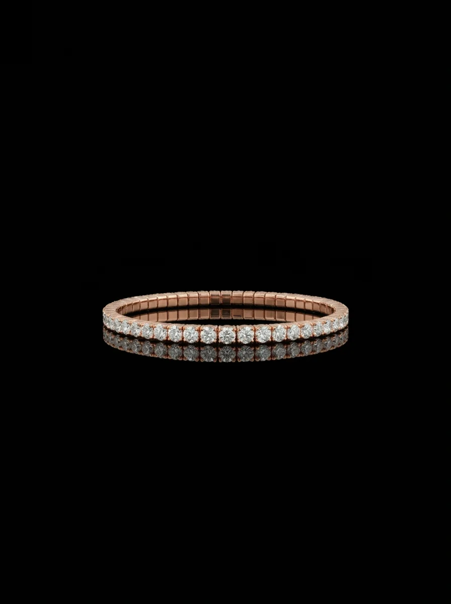 LuxuryFlex 2.40ct Bracelet in 18k rose gold, photo 10