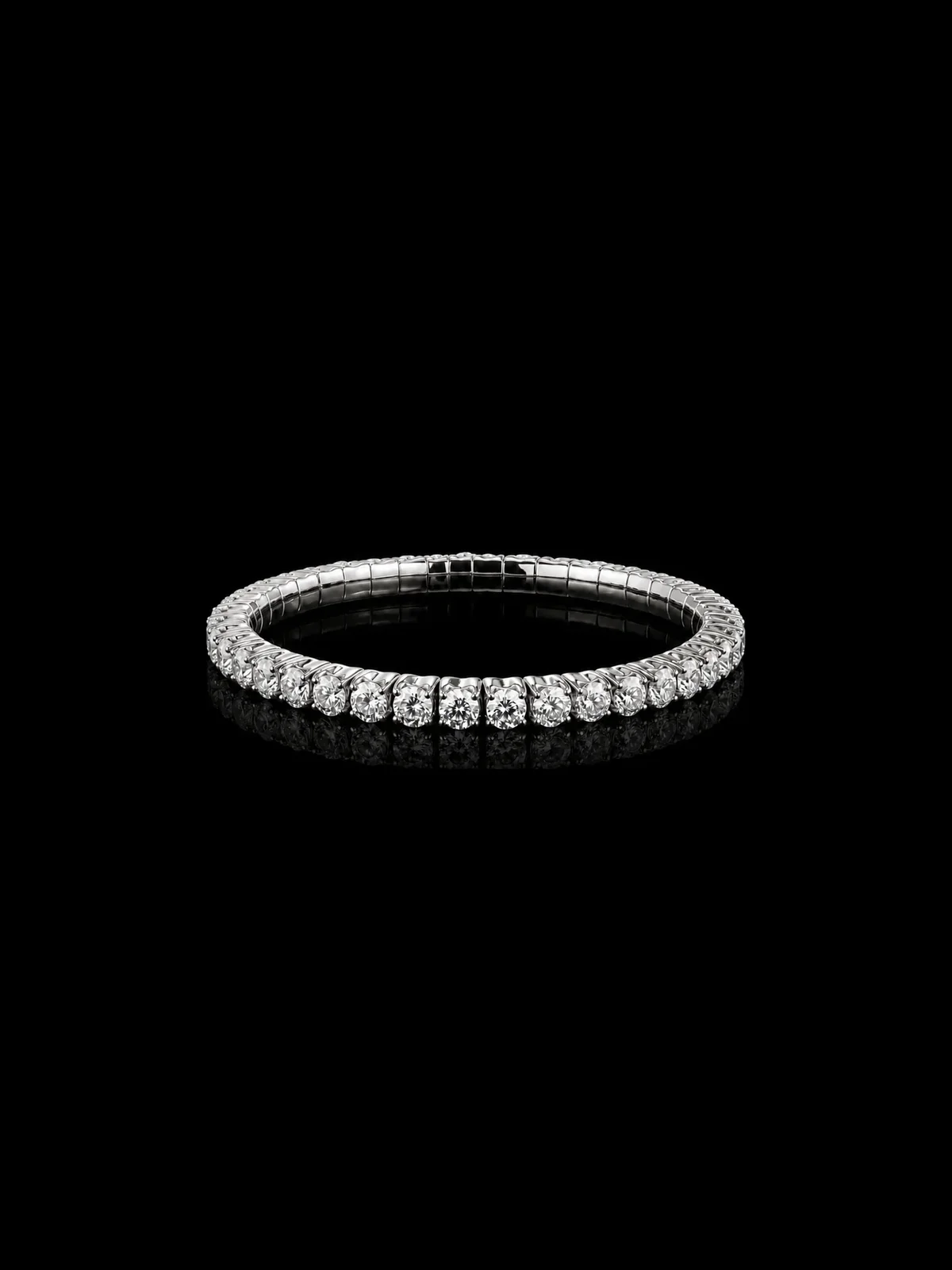 "LuxuryFlex™" Bracelet 8.00ct – White gold 18k