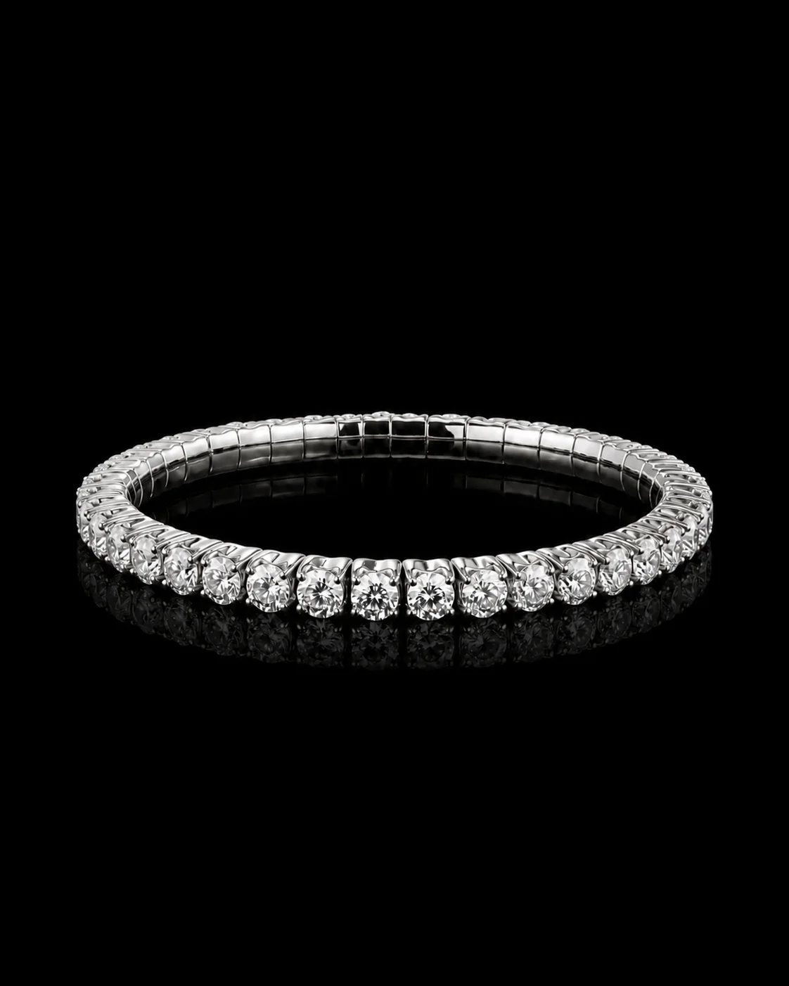 "LuxuryFlex™" Bracelet 8.00ct in 18k white gold, photo 3
