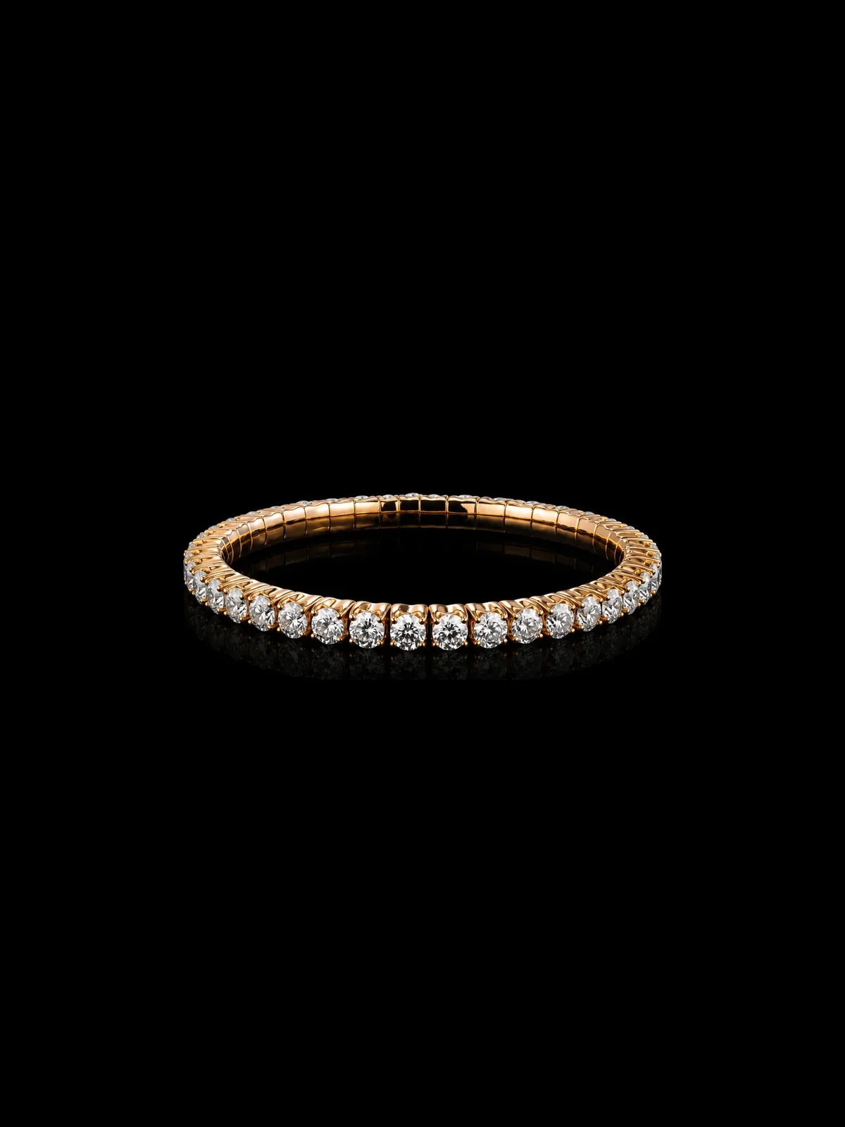 "LuxuryFlex™" 8.00ct Bracelet – Rose gold 18k