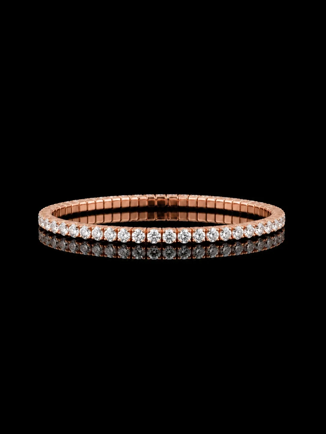 LuxuryFlex™ Bracelet 3.35 ct in 18k rose gold, photo 3