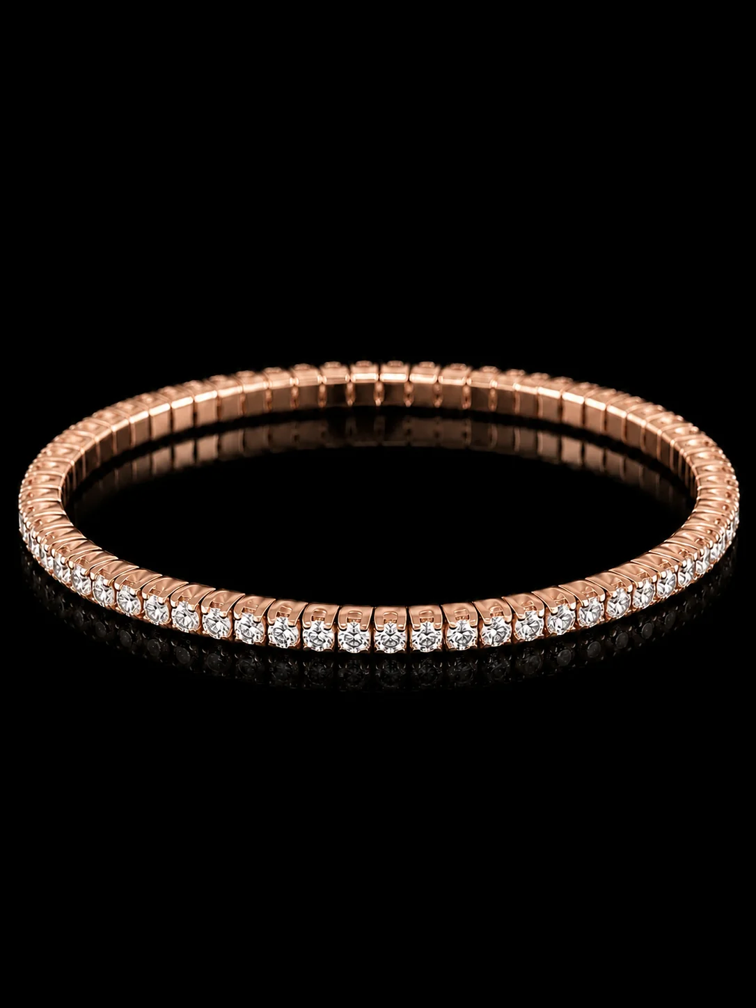 LuxuryFlex™ Bracelet 3.35 ct in 18k rose gold, photo 4
