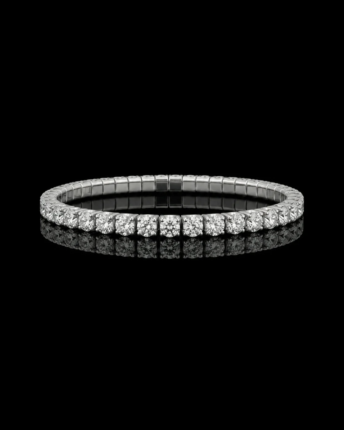 LuxuryFlex™ Bracelet 5.00 ct in 18k white gold, photo 3
