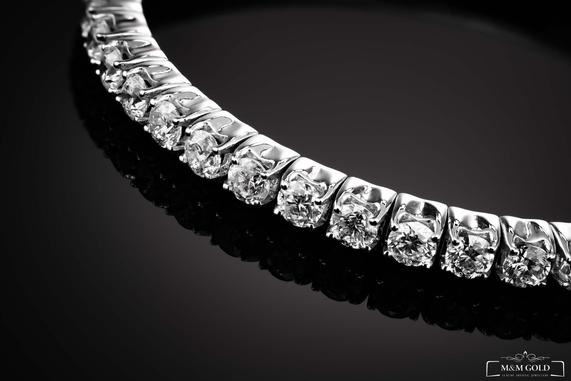 LuxuryFlex™ Bracelet 5.00 ct in 18k white gold, photo 7