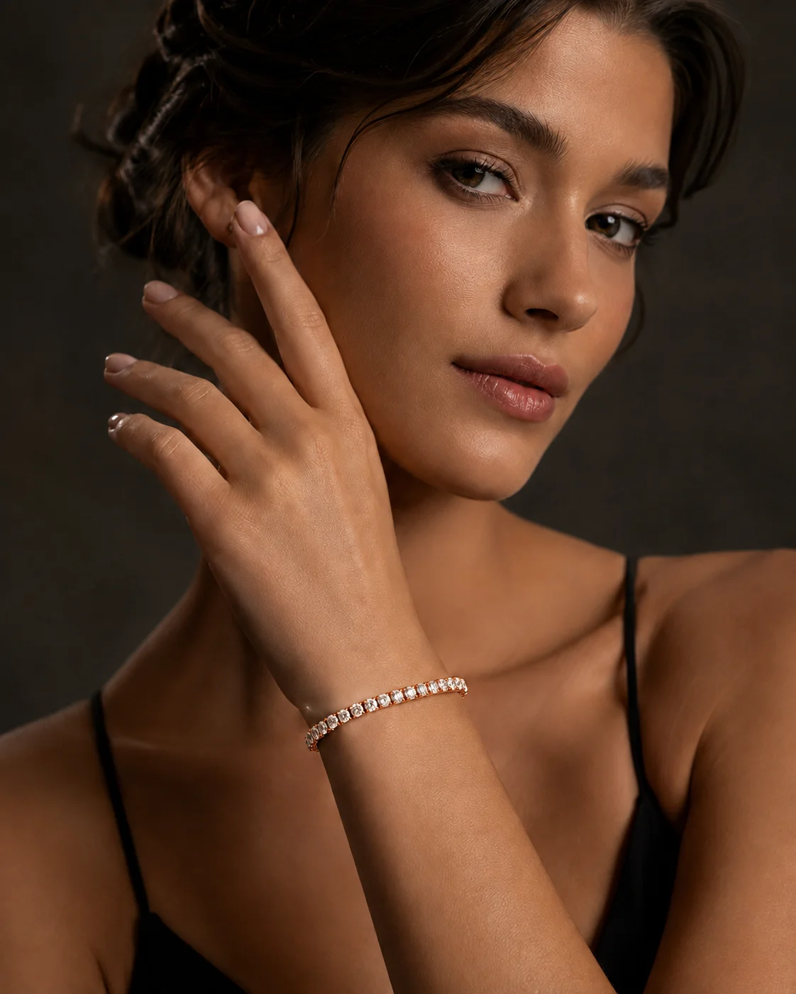 LuxuryFlex™ 5.00 ct Bracelet in 18k rose gold, photo 2
