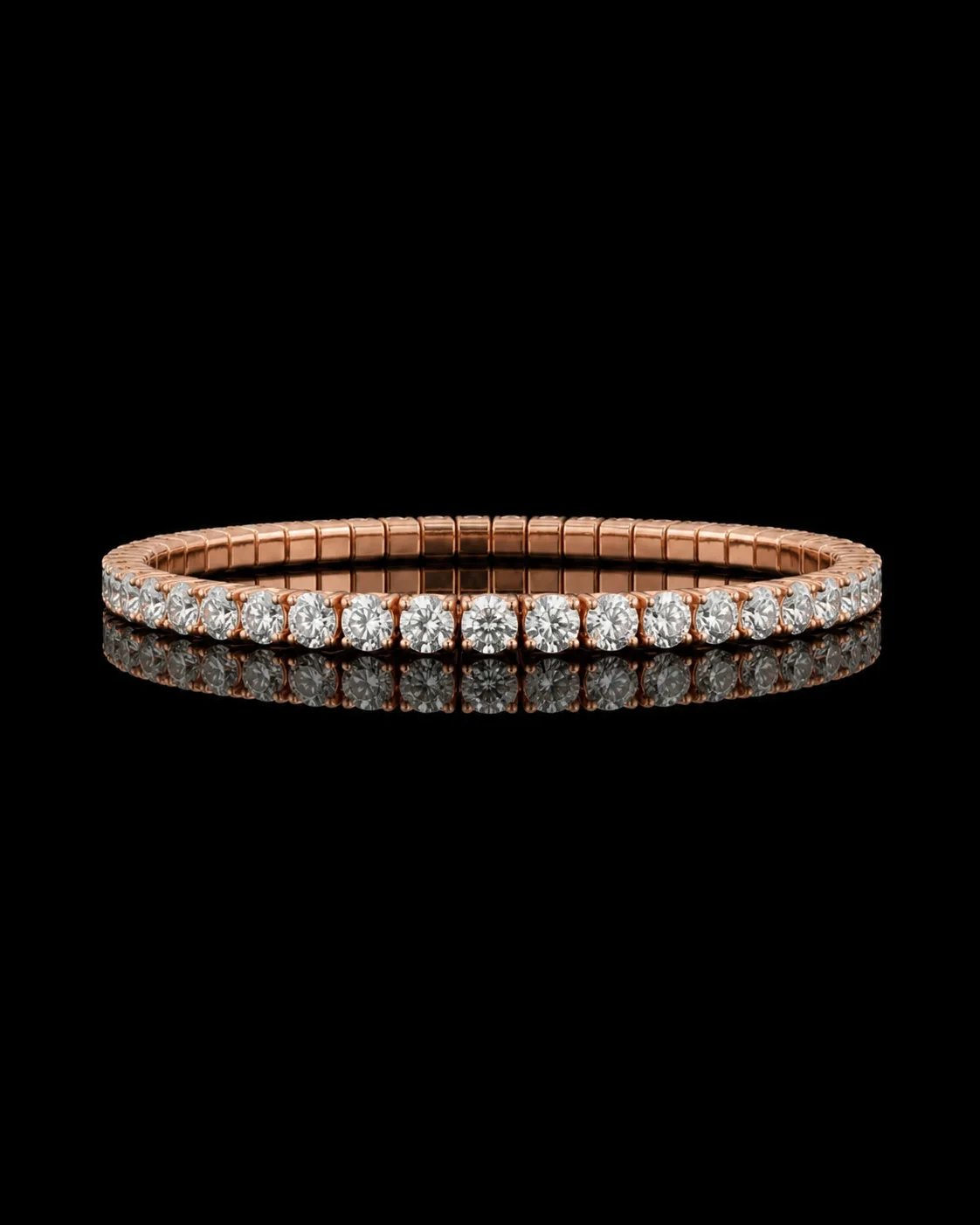 LuxuryFlex™ 5.00 ct Bracelet in 18k rose gold, photo 3