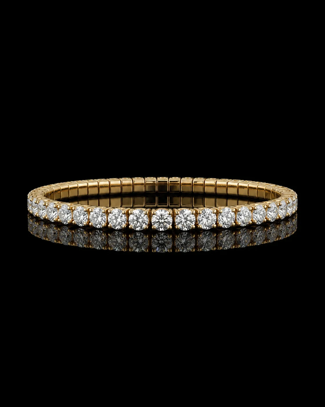 LuxuryFlex™ Bracelet 5.00 ct in 18k yellow gold, photo 3