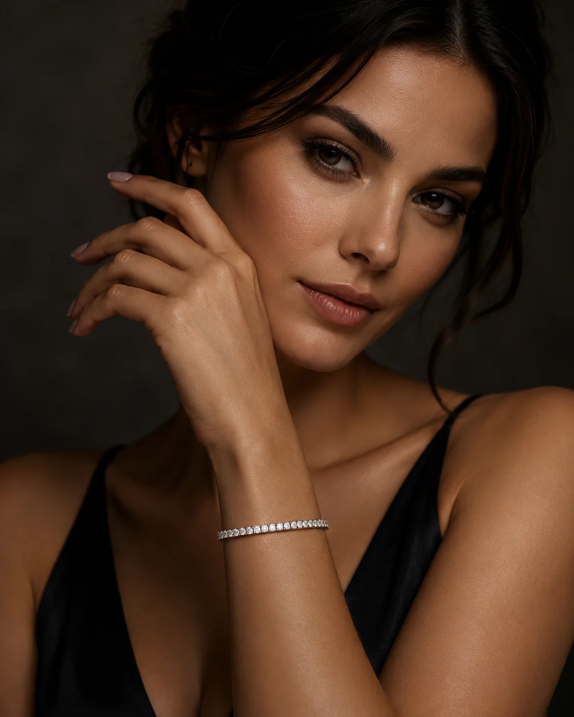 "LuxuryFlex™" Bracelet 5.80 ct in 18k white gold, photo 2
