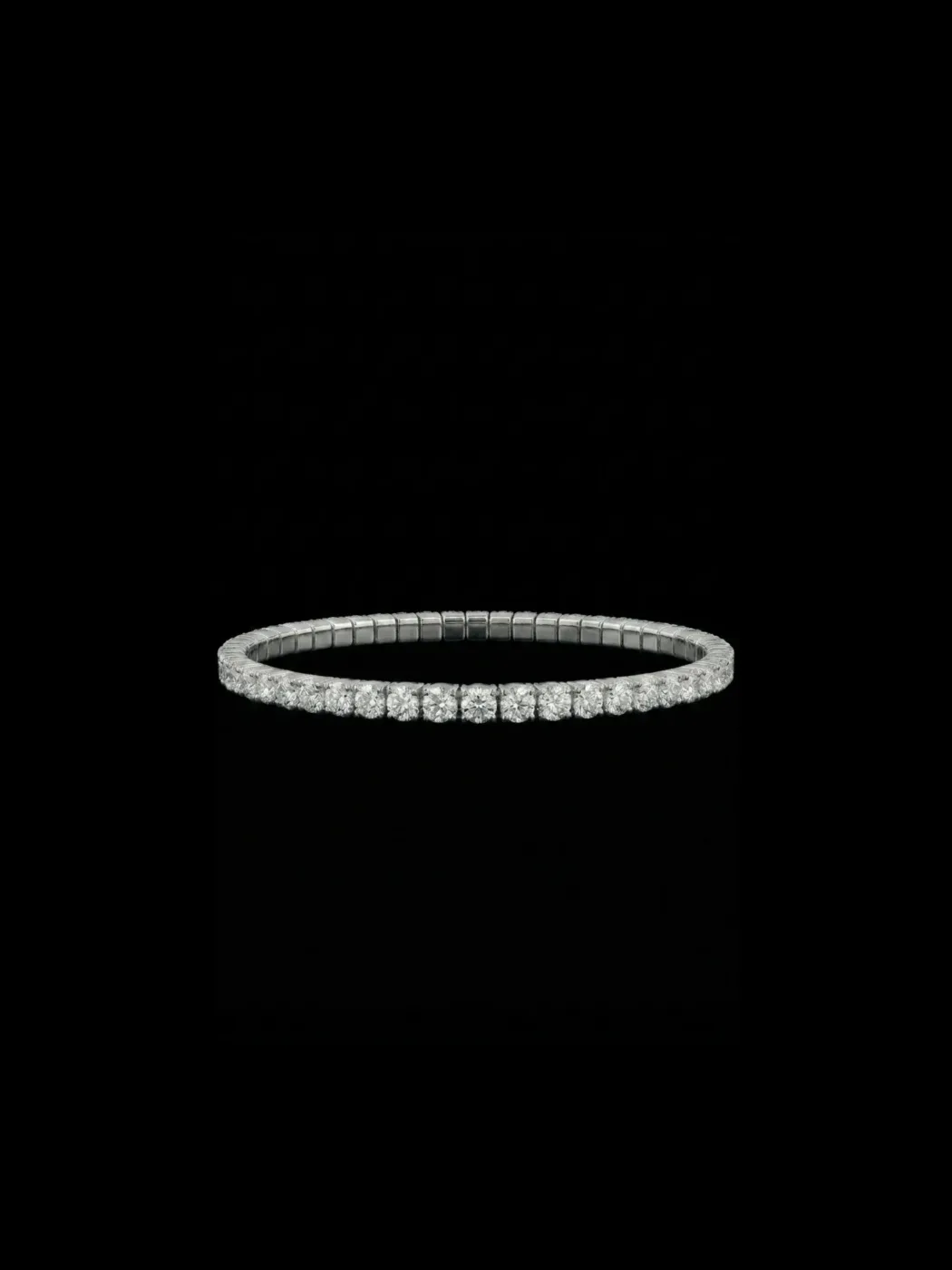 "LuxuryFlex™" Bracelet 5.80 ct in 18k white gold, photo 4