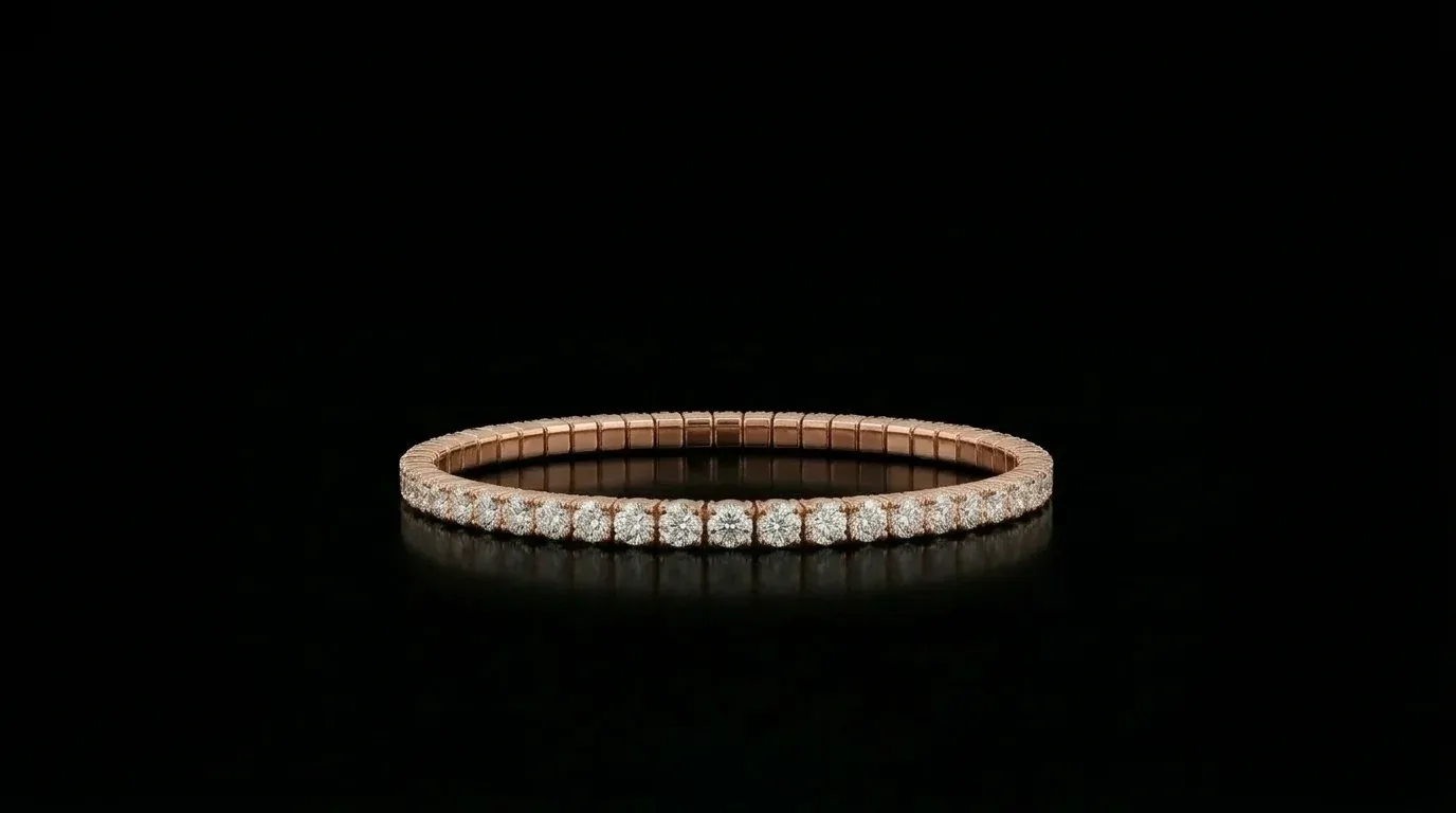 "LuxuryFlex™" Bracelet 5.80 ct in 18k rose gold, photo 3