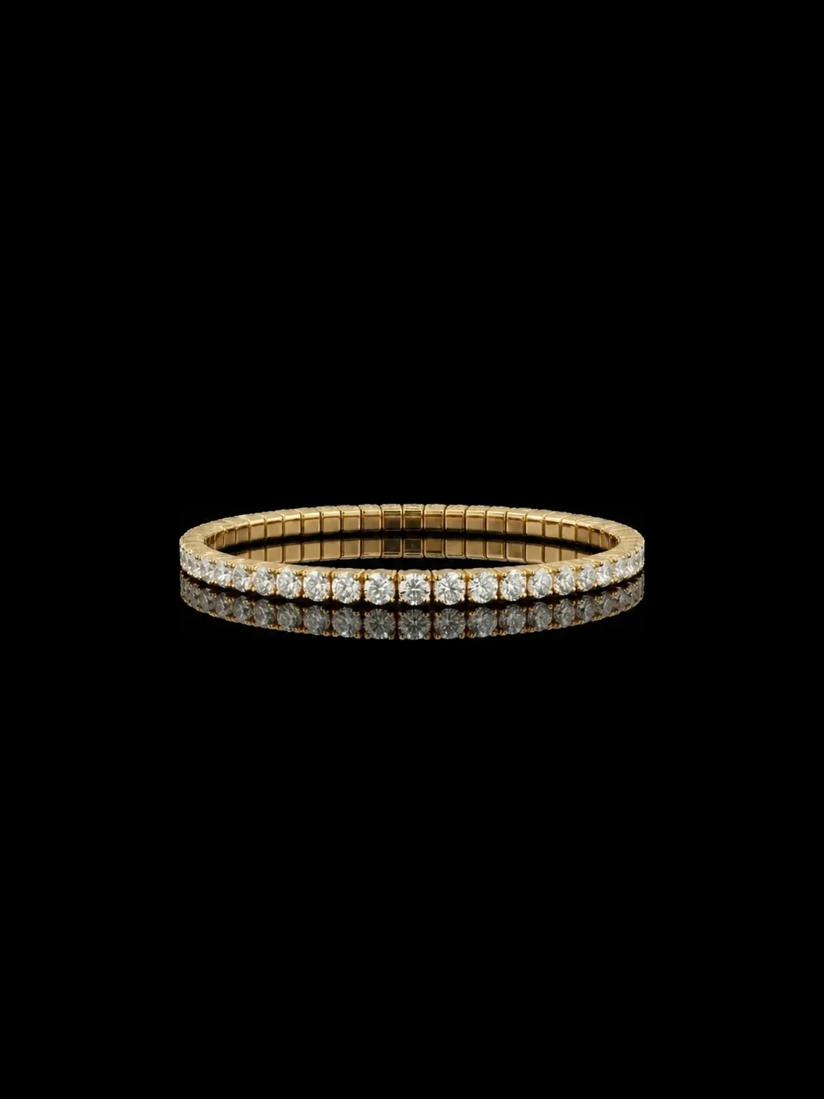 "LuxuryFlex™" Bracelet 5.80 ct – Yellow gold 18k