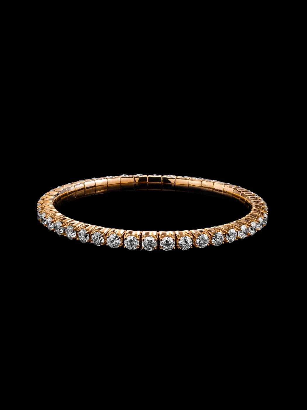 "LuxuryFlex™" Bracelet 5.80 ct in 18k yellow gold, photo 4