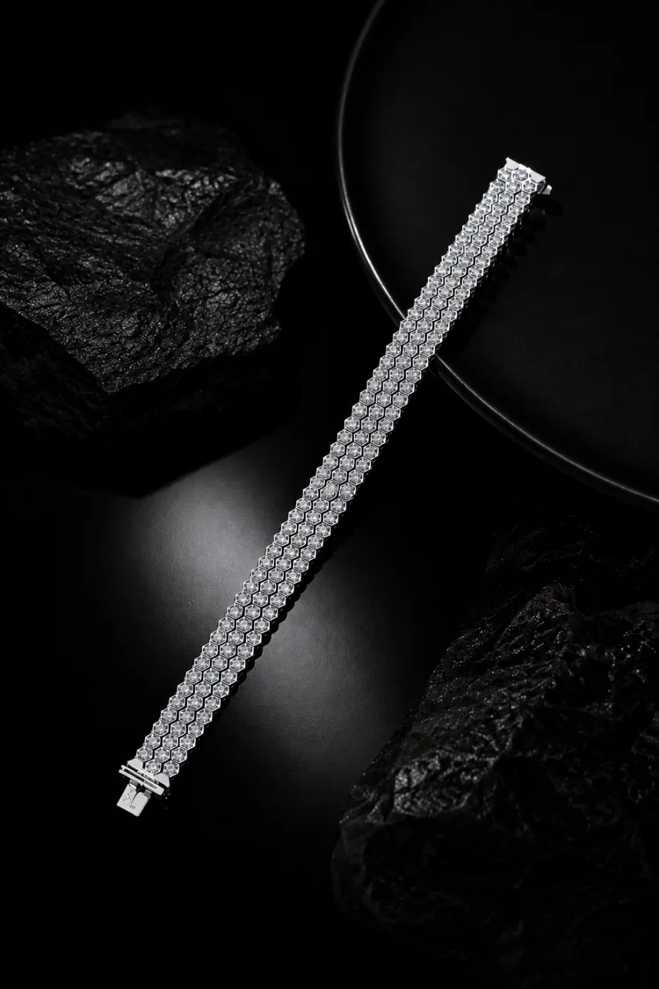 "Melissa™" Bracelet in white gold, photo 3