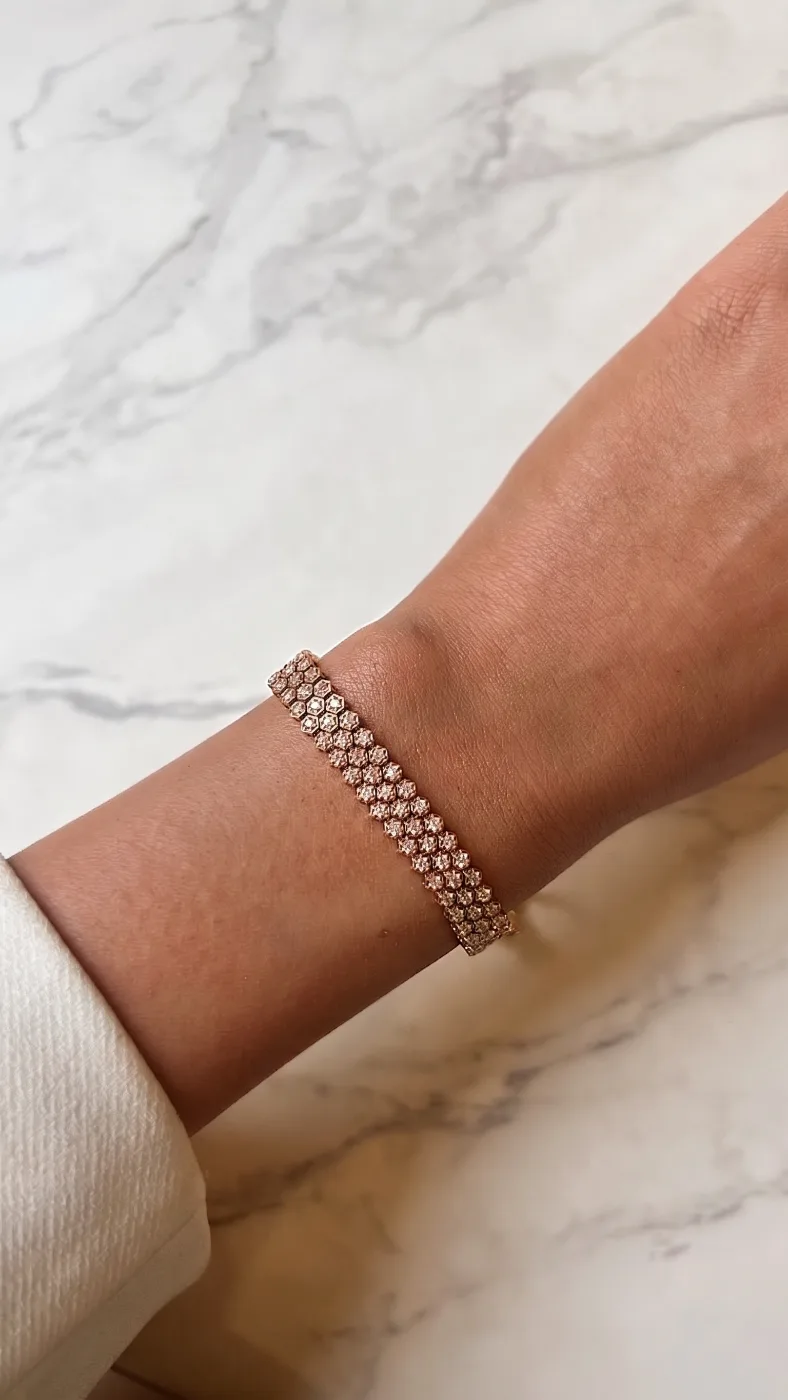 "Melissa™" Bracelet in rose gold, photo 5