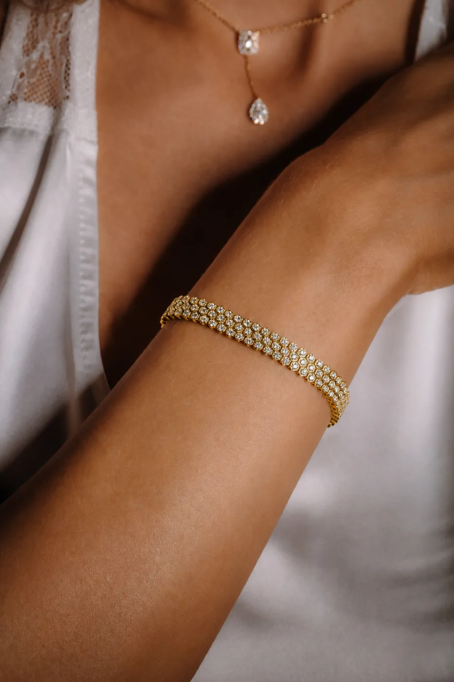 "Melissa™" Bracelet in yellow gold, photo 2